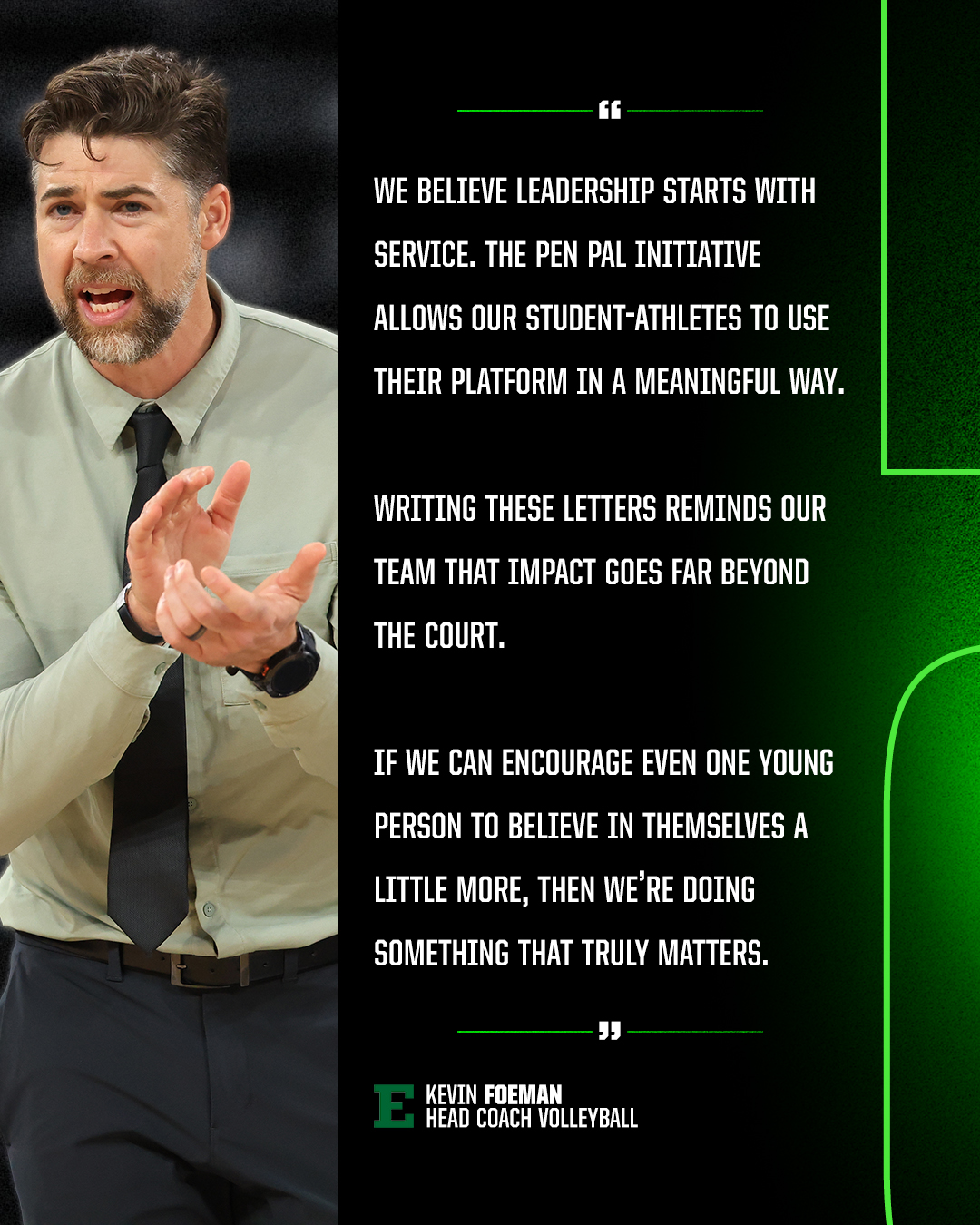 Kevin Foeman — Head Coach, EMU Volleyball